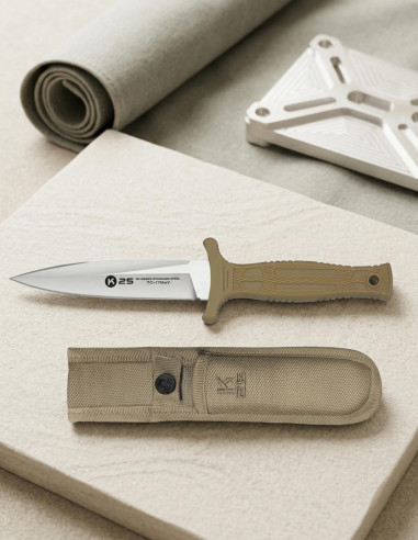 Coltello tattico Botero K25 CNC, con fodero
