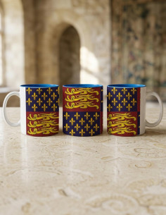 Boccale in ceramica Scudo medievale Inghilterra, s. XIV-XV