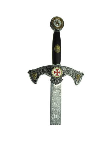Spada Templare decorata