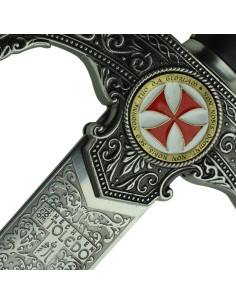 Spada templare decorata 2