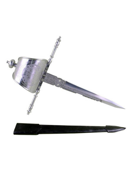 Pugnale per la mano sinistra con fodero