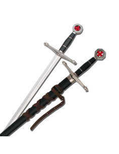Spada templare per bambini con fodero 2