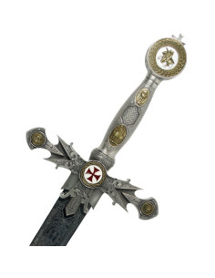Spada templare decorata 2