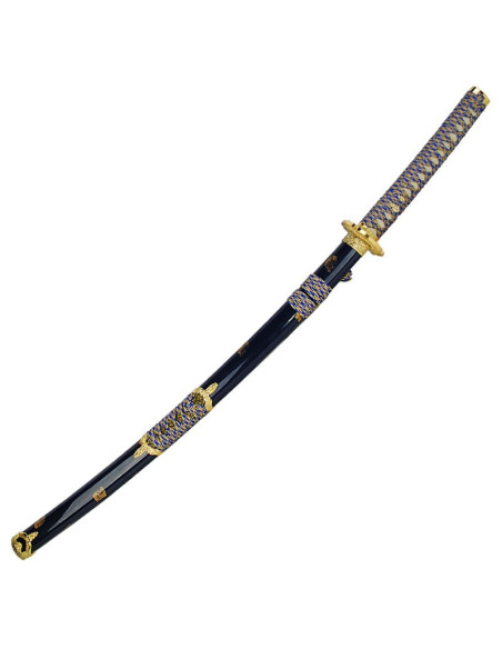 Fodero Katana blu-oro