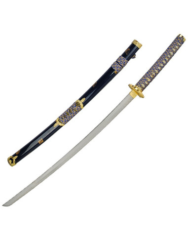 Fodero Katana blu-oro