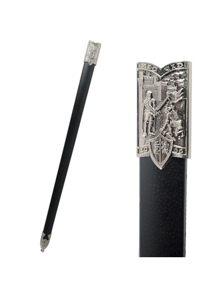 Spada Colada Cid con manico cesellato