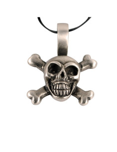 ciondolo teschio gotico
