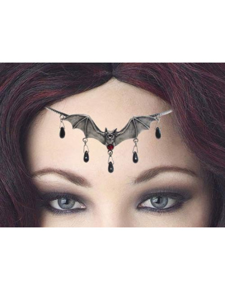 Diadema con perle di cristallo