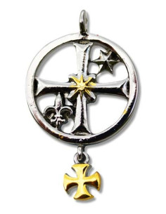 Ciondolo Templare Sigillo Rochefort