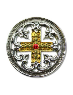 Ciondolo con croce templare incisa