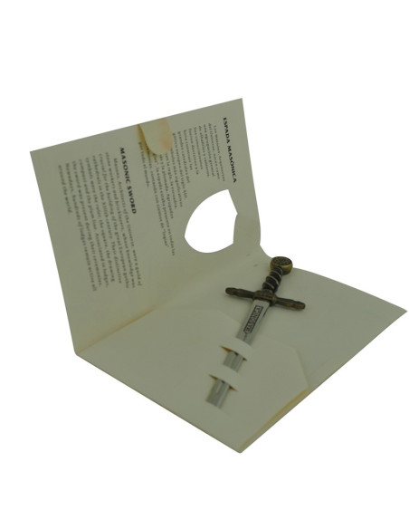 Spada massonica in miniatura