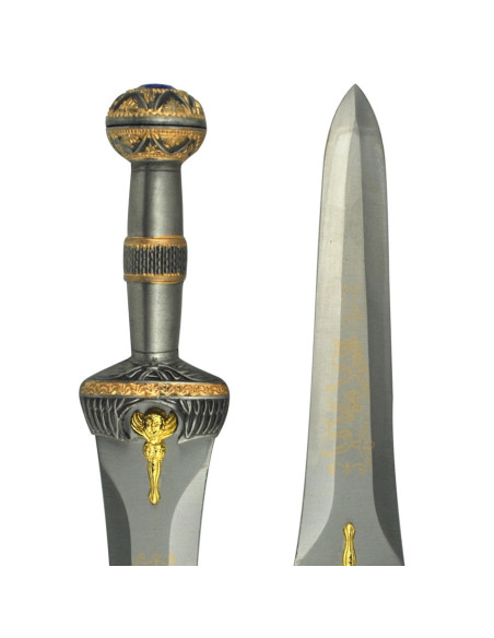Aquiles pugnale di metallo rivestito