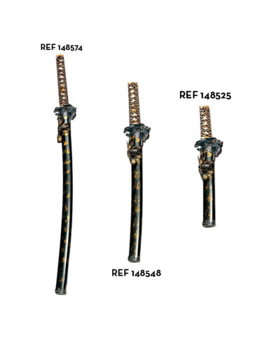 Fodero del drago Katana nero-oro