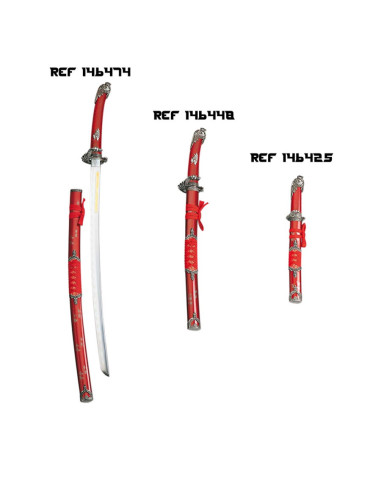 serpente rosso wakizashi