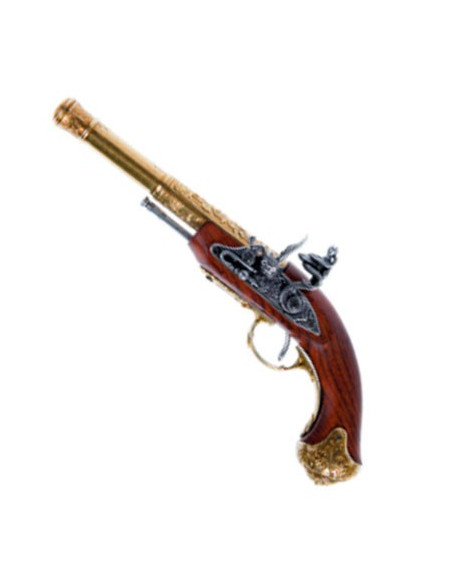 Pistola indiana a pietra focaia, S.XVIII