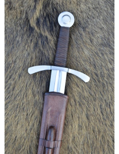 Spada da crociato con fodero, funzionante