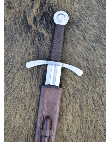 Spada da crociato con fodero, funzionante