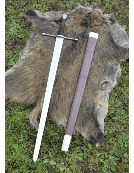 Spada bastarda con fodero, funzionante Spada bastarda con fodero, funzionante