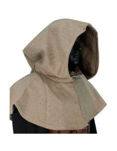 Cappuccio medievale LANA Beige