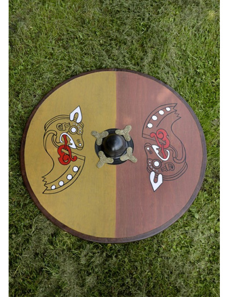 scudo vichingo in legno