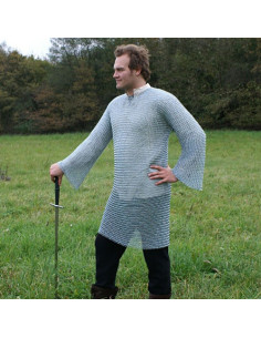 Cotta di maglia d'acciaio, manica lunga