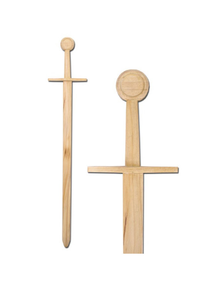 spada medievale in legno
