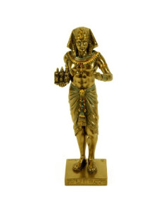 figura faraone egiziano con triade
