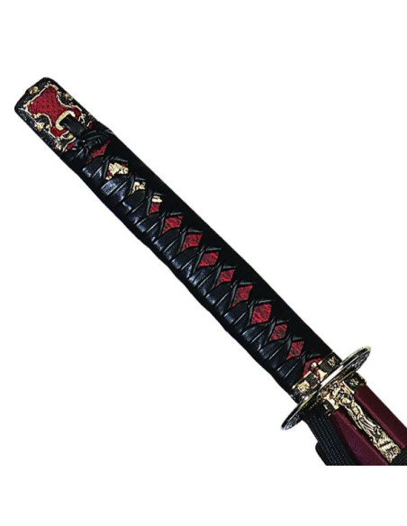 Pugno attorcigliato katana decorativo