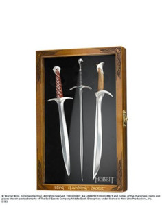 Set 3 tagliacarte e scrigno, Hobbit