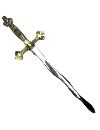 Tagliacarte massonico fiammeggiante