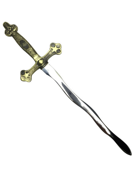 Tagliacarte massonico fiammeggiante