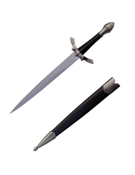 Pugnale medievale con fodero