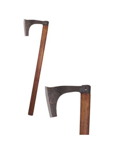 Ascia vichinga barbuta, 81 cm.