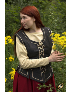 Gilet medievale donna lacci