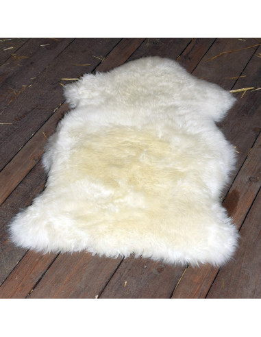 Pelle di agnello, bianco naturale