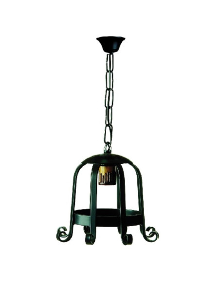 Lanterna da fucina medievale a 1 luce. (cm 65x26)