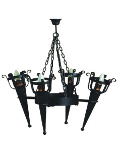 Lampada Fucina 4 torce (86x80 cm.)