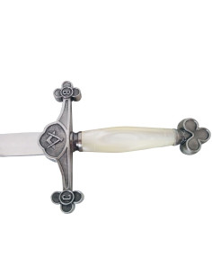 Spada massonica fiammeggiante d'argento 2