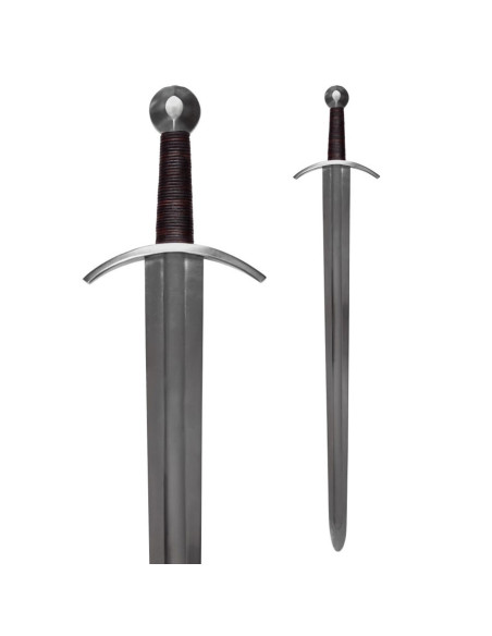 Spada medievale per esercitazioni con fodero