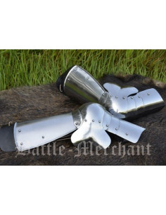 Gambe di protezione per armature medievali