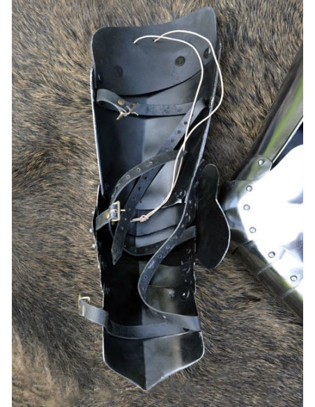 Gambe di protezione per armature medievali