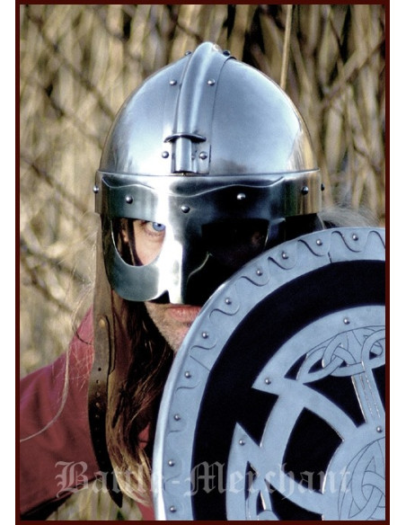 elmo vichingo con maschera