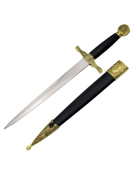 Pugnale medievale con fodero