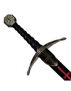 Spada templare con fodero 2