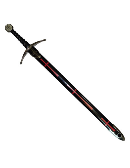Spada templare con fodero