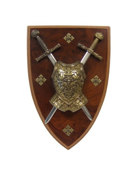 Corazza panoplia con spade