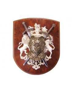 Corazza e spade dei leoni della panoplia