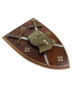 Corazza panoplia con spade