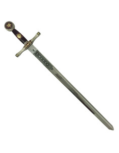 Spada Excalibur in ottone, cadetto (75 cm.) 2