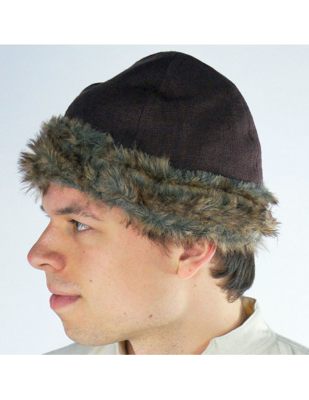 Cappello vichingo Ulf in pelle